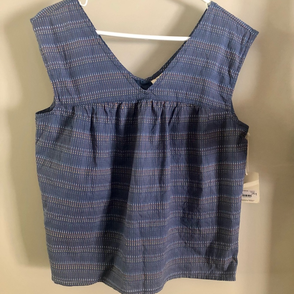 Ruffle tank blouse